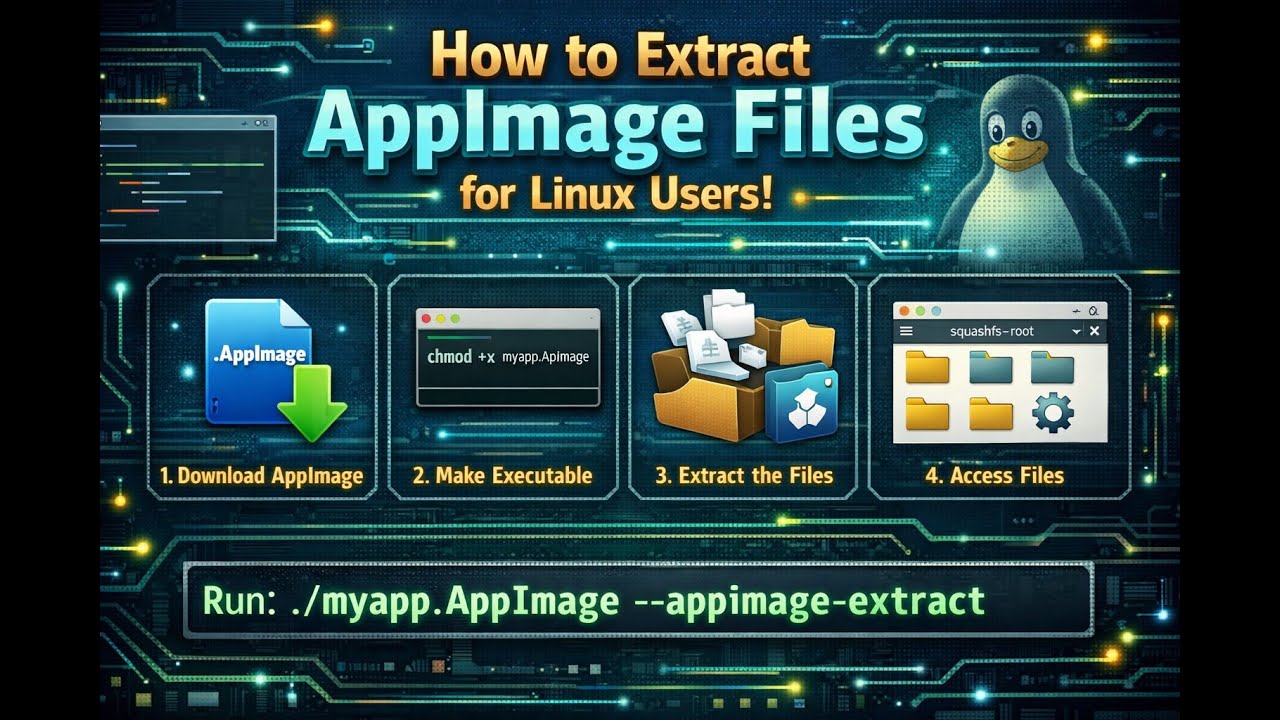 How to Extract AppImage Files for Linux Users!