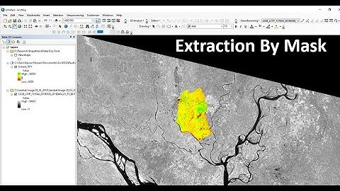 How to extract study area from raster image in ArcGIS| Basic GIS