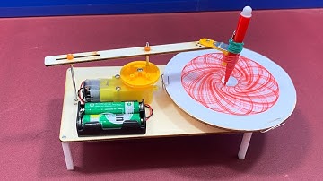 DIY Craft Instruction Science Toy Electric PLOTTER DRAWING Robot kit