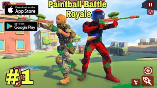 Paintball Battle Royale Battlegrounds Gun Game Gameplay Android Part 1 screenshot 2