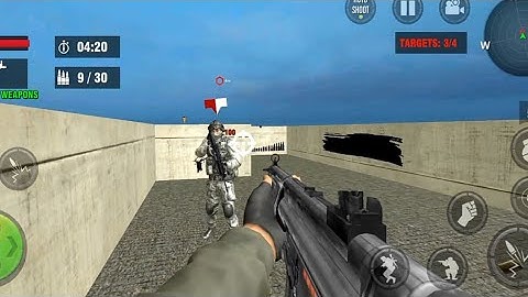 FPS Shooting Gun Games Offline | gameplay walkthrough part 1 | Red Chilli Gaming | Android iOS