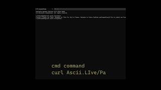Magic CMD Command....  curl ascii.live/parrot  #shorts  #cmd  #commando #magic #code #coding #funny