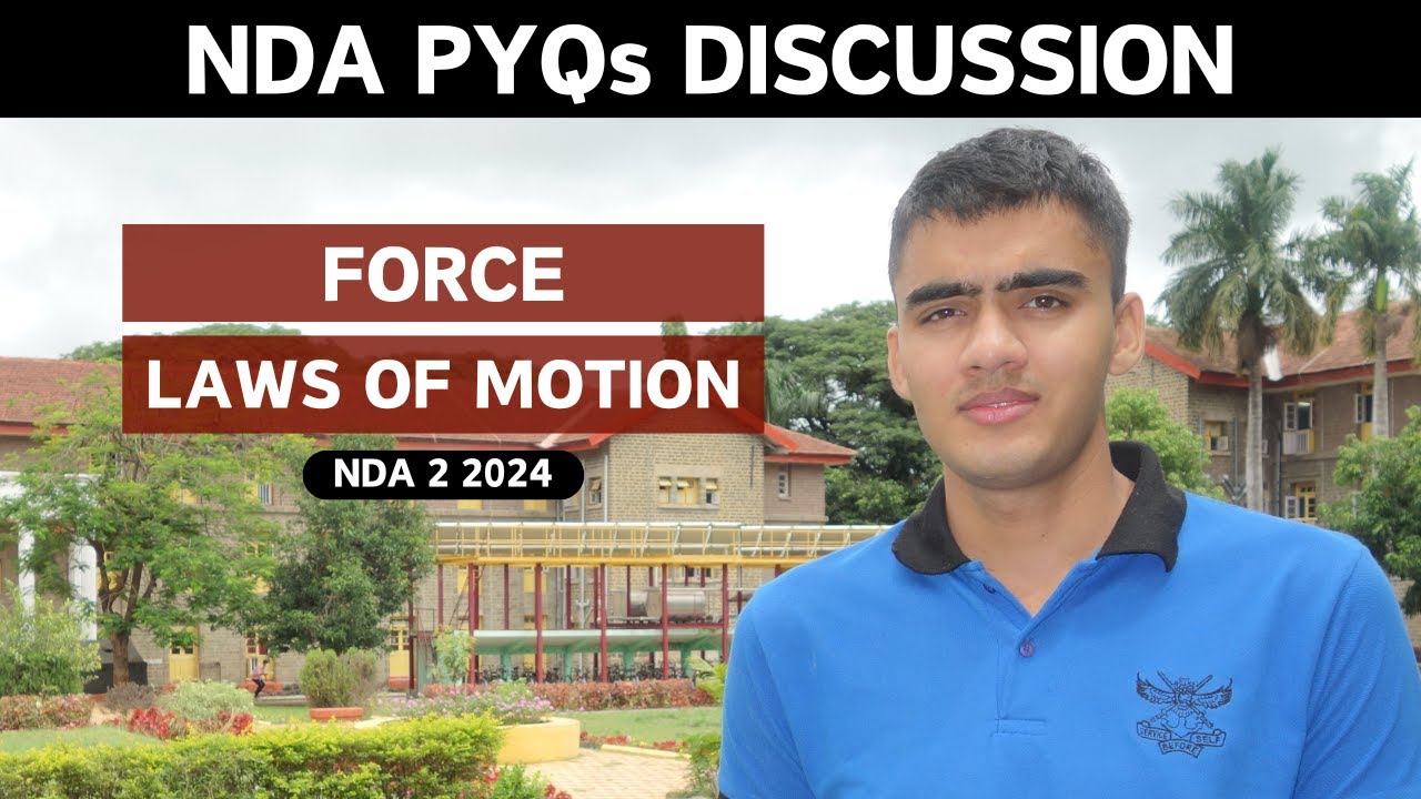 LIVE Session | NDA Physics PYQs | Force | Laws of Motion - YouTube