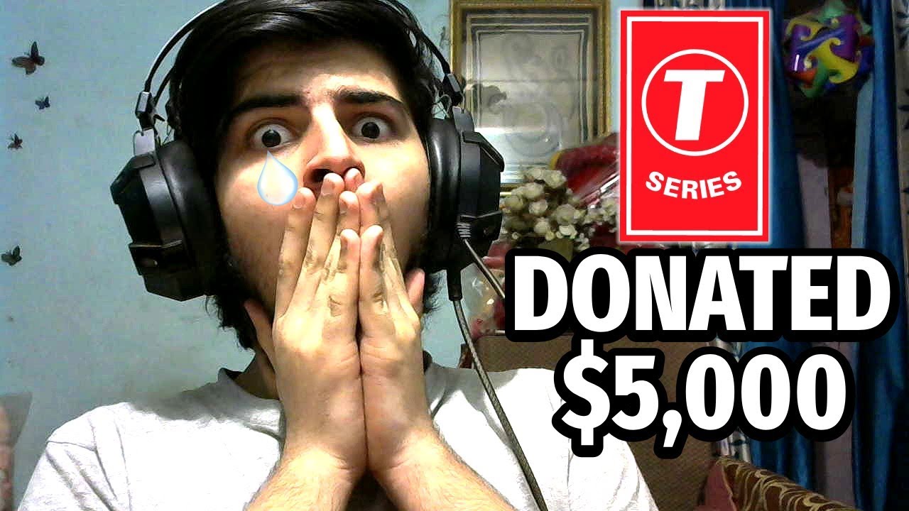 T-SERIES DONATED TO ME MID-GAME! AND THIS HAPPENED!!..