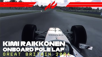 New McLaren MP4-19B Mod Released! | F1 2004 Great Britain | Kimi Raikkonen Pole Lap | #assettocorsa