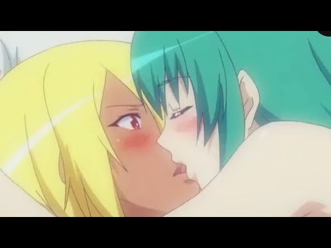 Yuri anime kiss scene #3