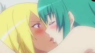 Yuri anime kiss scene #3