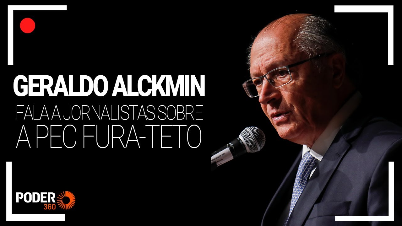 Ao vivo: Alckmin fala sobre a PEC fura-teto