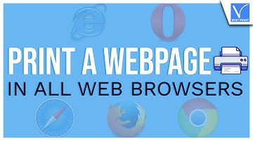 How to Print a web page in all Web Browsers: 4 Best Ways
