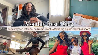 Monthly reset vlog || monthly reflections, bedroom reset, at the gym, polo & more 💕