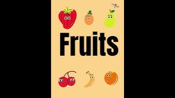 Fruits #shorts #fruits #preschool #kindergarten #science #kids #schooler #pictures