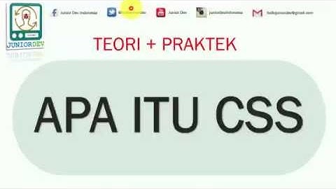 Apa itu CSS - Syntax - Selector - Comment | Tutorial CSS (part 1)