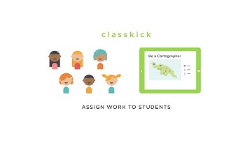 Assign Work to Students on iPad