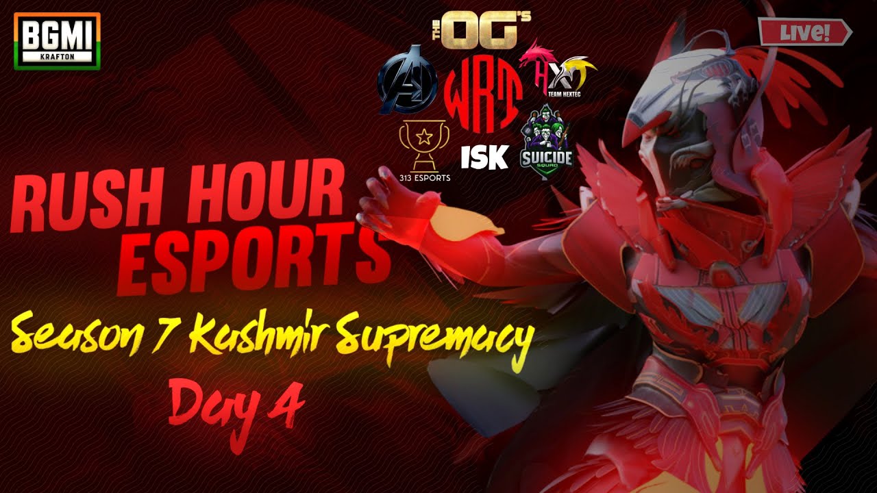 S7 Kashmir Supremacy || Day 4 || Rush Hour Esports || Match 1 & 2 ...