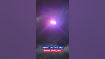 Two Mysterious Orbs Fused into One — Caught in North Carolina Skies #shorts #mystery #alien