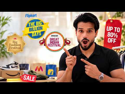 Myntra, Amazon & Flipkart Sale 2026: BEST Deals for Men