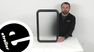 Review of Lippert RV Door Parts - Replacement Exterior Window Frame RV Entry Door - LC363370