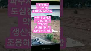 2025.4.21#팬션부지#전원주택지#개발부지#세컨하우스부지(파주시 조리읍 통일로인근)