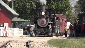 Georgetown Loop #12 on the Midwest Central. Mt Pleasant Iowa, 4 Sep 2016
