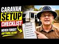 Caravan Setup Checklist (Never Forget Anything Again)
