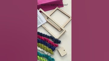 Want to learn to weave. Beginners weaving loom craft kit.#hobby #weaving #giftbox #giftideas