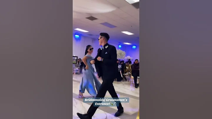 Epic wedding entrance! #fok #wedding #bridesmaids #groomsmen