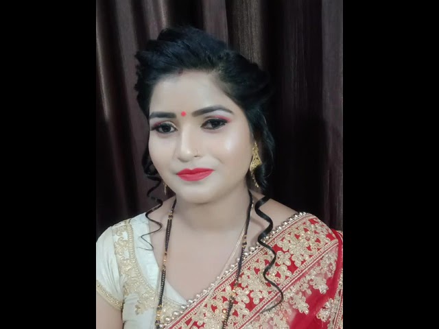 side makeup 😍 Amazing beauty salon 😍 Riya makeup artist contact me 9936496536