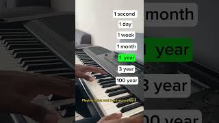 1 Second Vs 100 Years Playing Piano