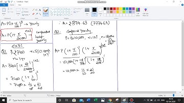 Class 9 Compound Interest (Using Formula) Ex 3C (part 1 of 2)