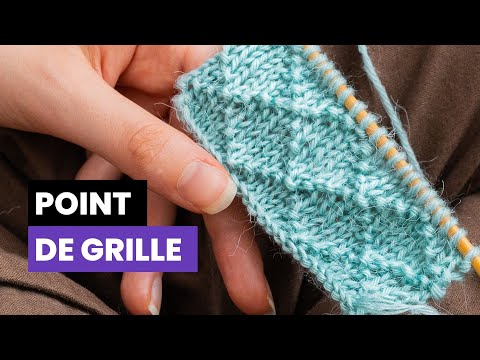 Points pour débutants - Comment tricoter le point de grille ?