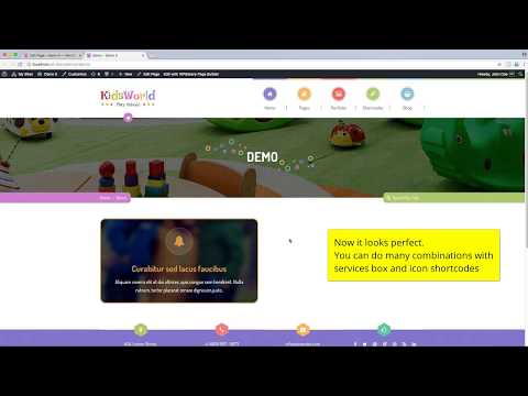 Visual Composer (WPBakery) - Service Box in Detail