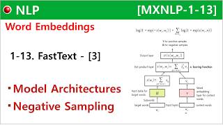 [MXNLP-1-13] FastText - [3]: Model Architectures: FastText with Negative Sampling