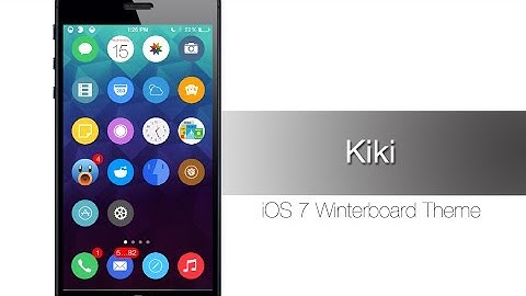 Kiki - iOS 7 Winterboard Theme: Hands-on - iPhone Hacks