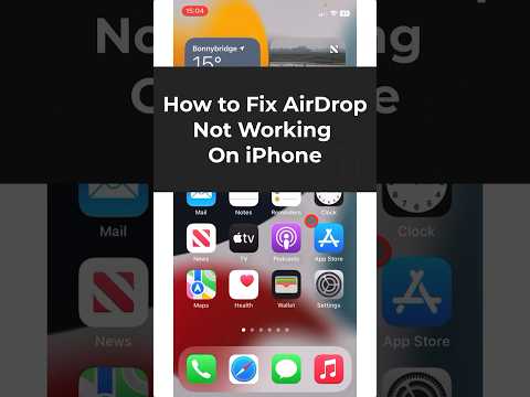 How to Fix AirDrop Not Working On iPhone