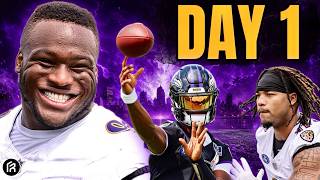 Ravens Training Camp Day 1 Highlights 😈