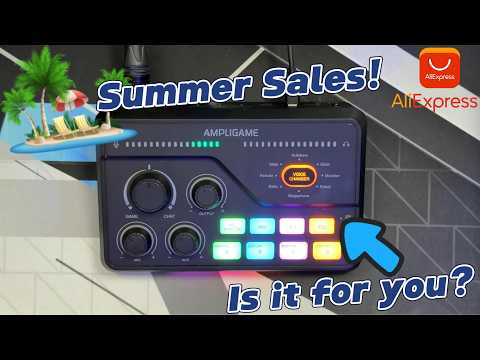 @RodiBroGamer Showcase If FIFINE SC8 Audio Mixer is Good For You to Get in AliExpress Summer Deals