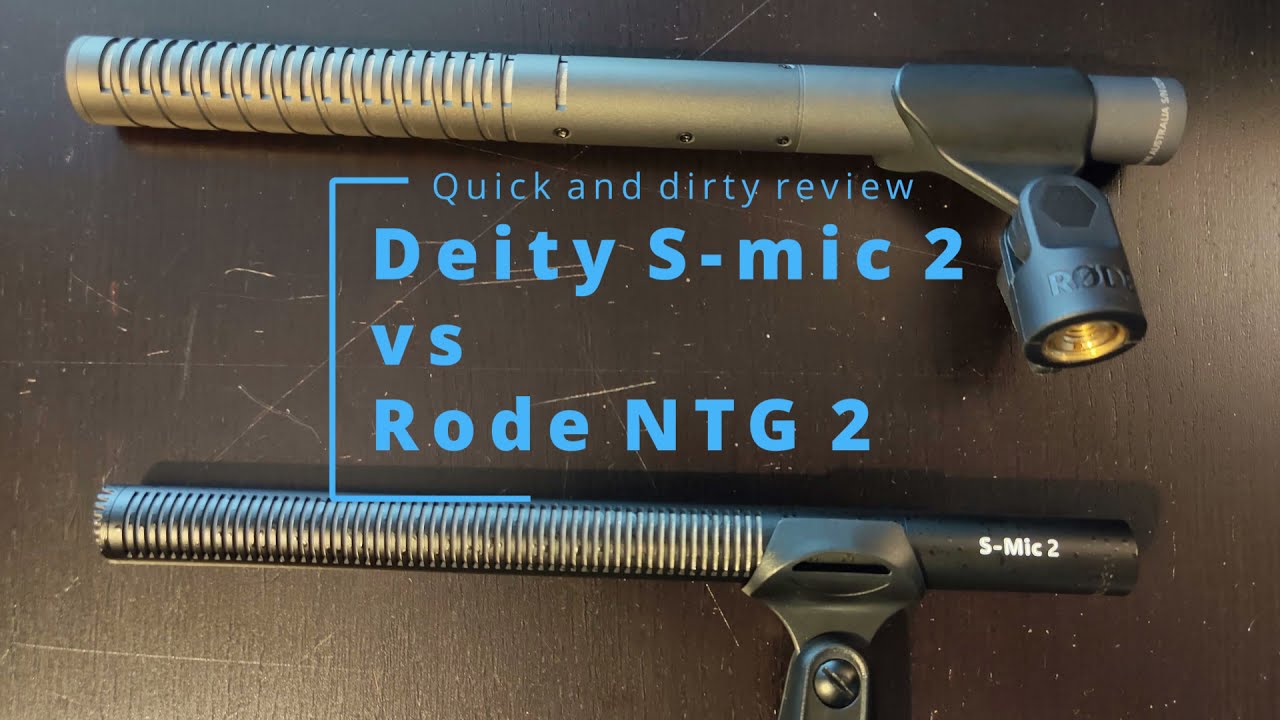 Deity s-mic 2 vs Rode NTG 2 quick comparison and review (EN)