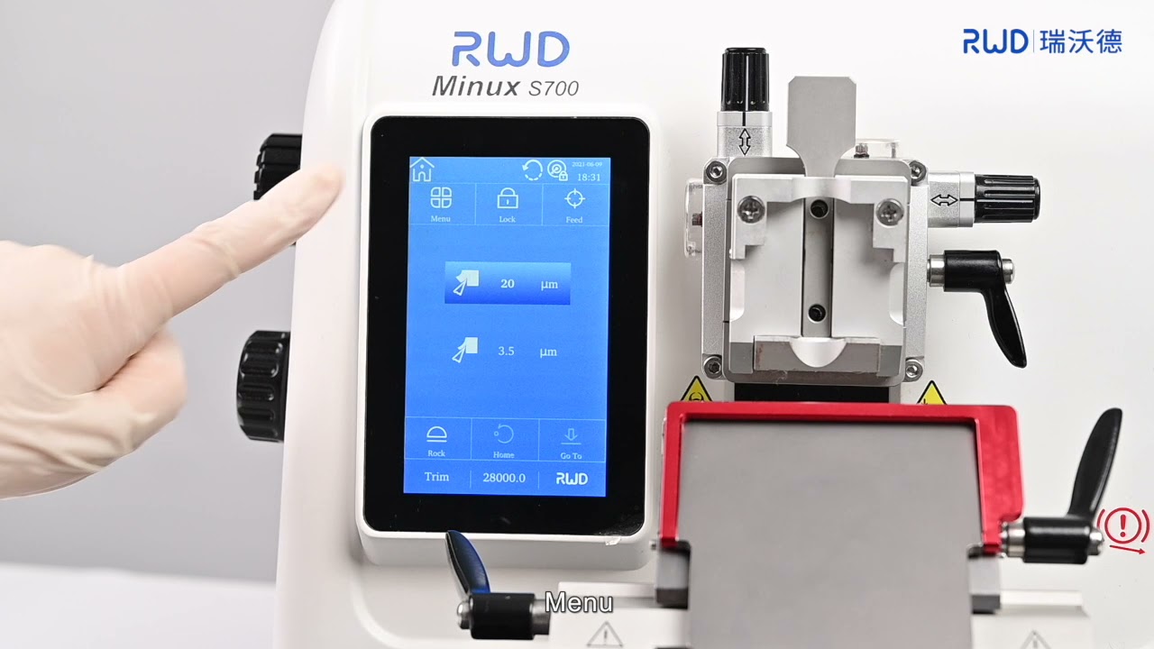 Operation of S700 Rotary Microtome