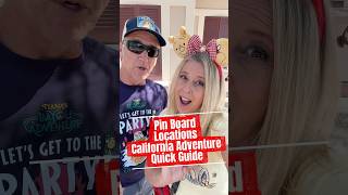 Locations of Pin Boards at CA Adventure - Quick Guide #pins #disney #pintrading