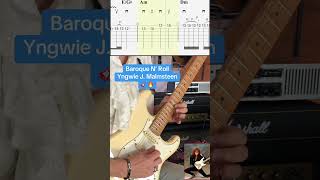 Yngwie Malmsteen – Baroque &amp; Roll (Neo-Classical Guitar Cover by Guillaume Vrac)