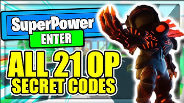 ALL *21* NEW SECRET OP CODES! 🔥Super Power Fighting Simulator Roblox🔥