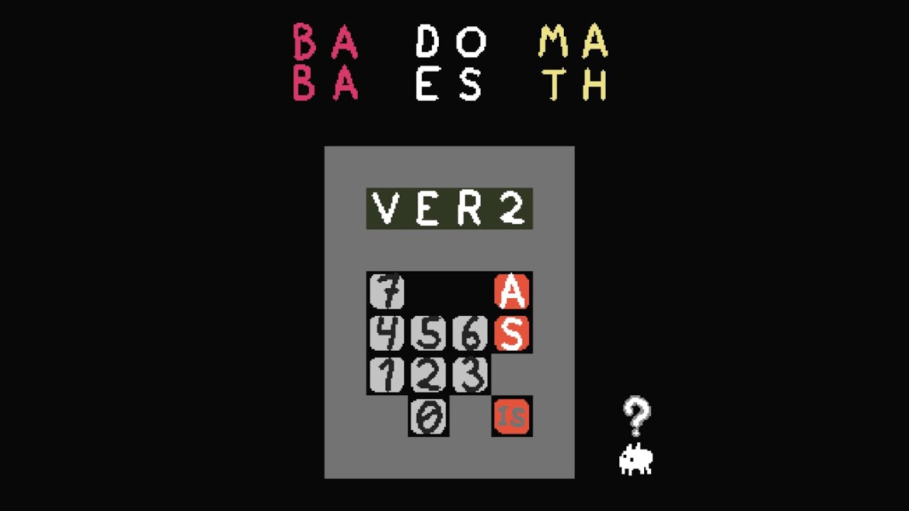 3 Bit Binary Adder-Subtractor in Baba is You Version 2.0