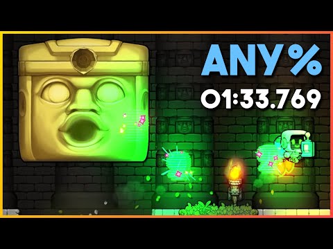 Видео: Истинският завършен Spelunky Speedrun поставя нов световен рекорд