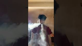 Big o with vape hookah rings trick #hookah #vapelife #vapereview #howtomakerings