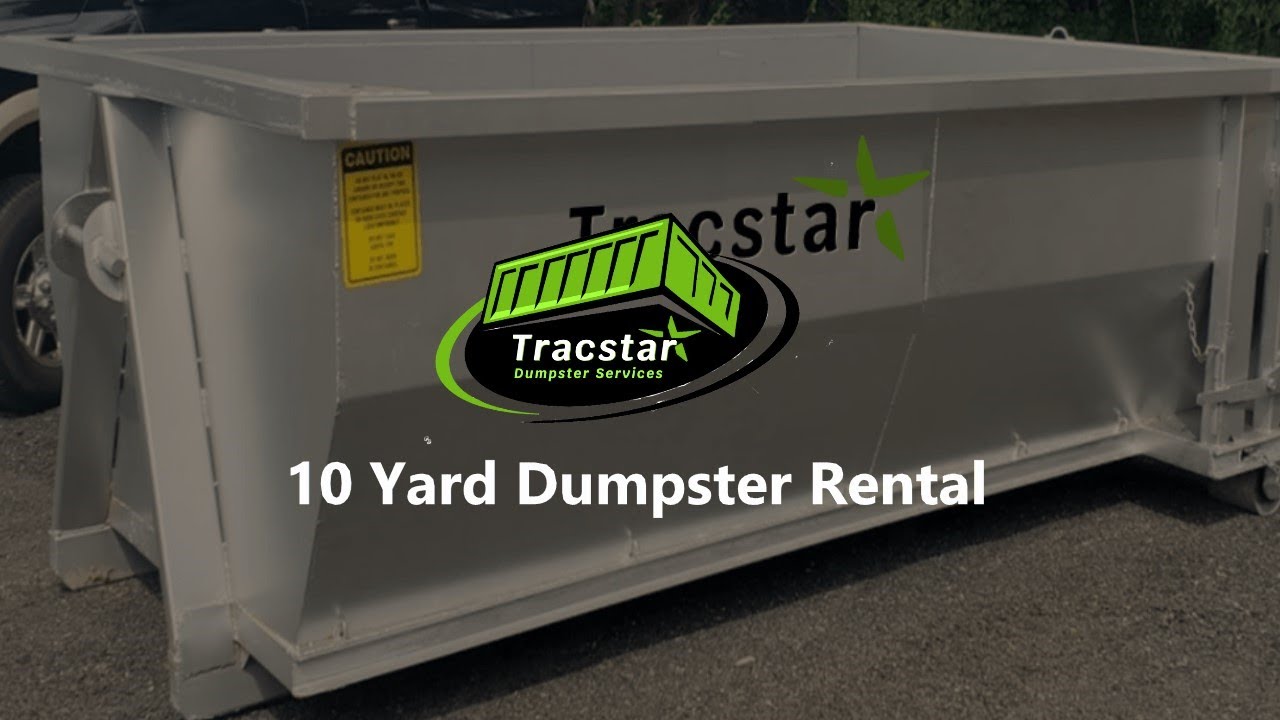 10 Yard Dumpster Rental Virginia Beach Virginia By Tracstar Dumpster Services! 1 Dumpster