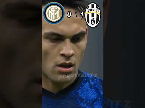 Inter milan VS Juventus 😈 #shorts #football