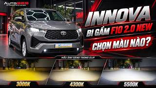 Toyota Innova nâng cấp đèn bi gầm X-Light F10 2.0 New: Chọn màu nào?