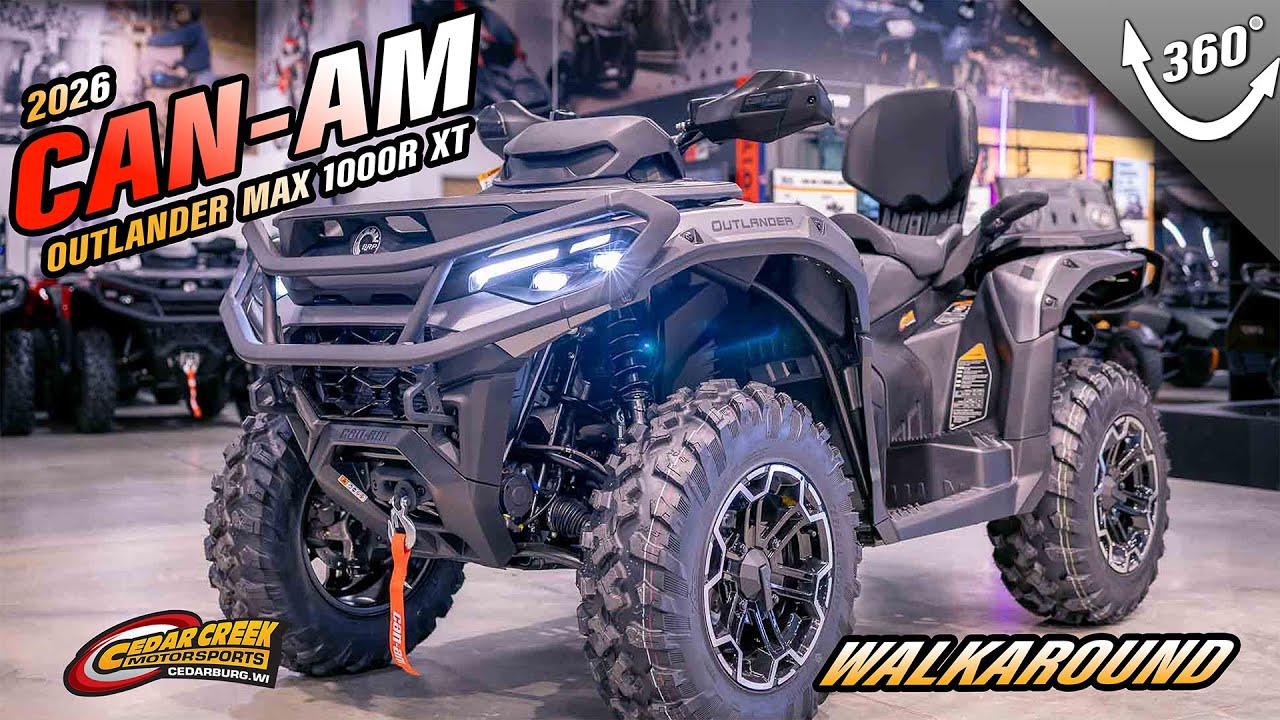 Walkaround | 2026 Can-Am® Outlander MAX XT 1000R - YouTube