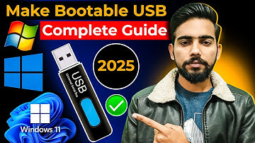 How To Make A Bootable USB 2025 | Windows XP, 7, 8, 10 Or 11 ✅