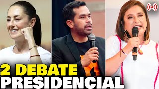 Platiquemos juntos sobre el 2 Debate Presidencial